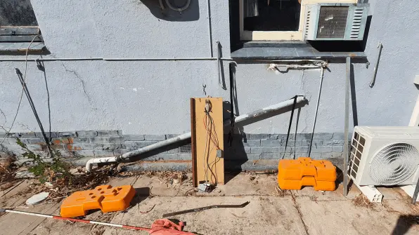Before Drainage upgrade: Before drainage upgrade, Plumbing upgrade, Drainage repair, Plumbing maintenance