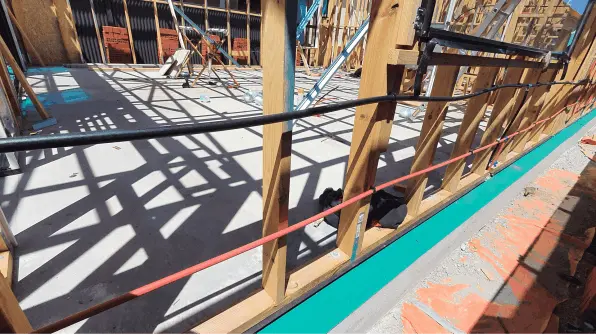 Hot and Cold Water Pipe Installation: Water pipe installation, Plumbing installation, Construction site